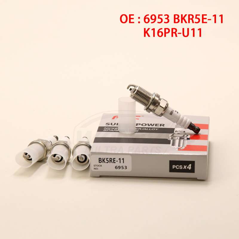 Ngk Spark Plug V-Power - شمعة إشعال نيكل BKR5E-11 6953 لسيارات