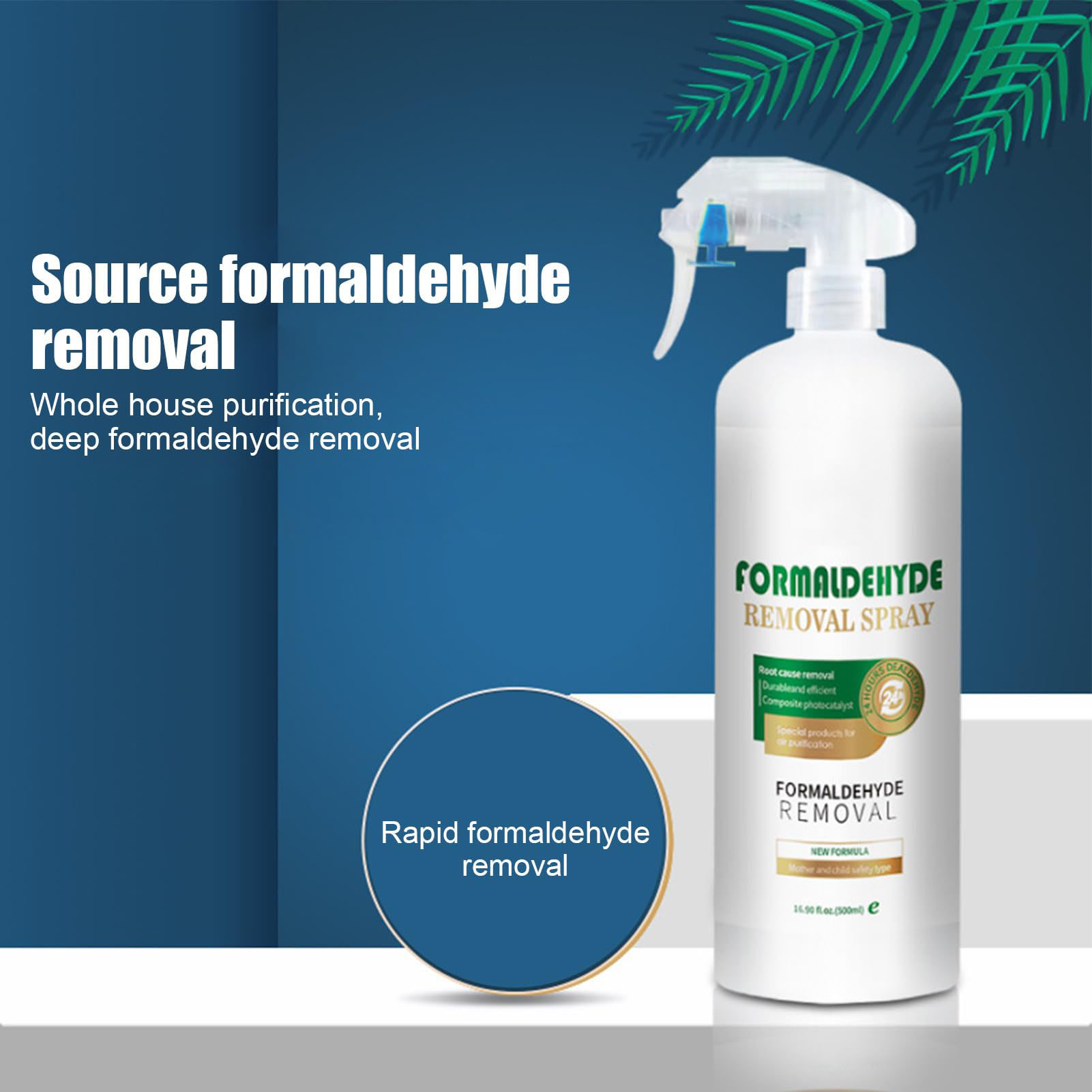 Odor Eliminator Car - 500 مللي رذاذ الفورمالديهايد بشكل فعال