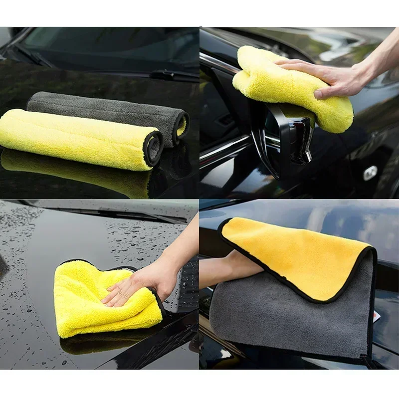1/5 قطعة منشفة غسيل السيارات س - مراجعة Microfiber Towel Detailing وسعره