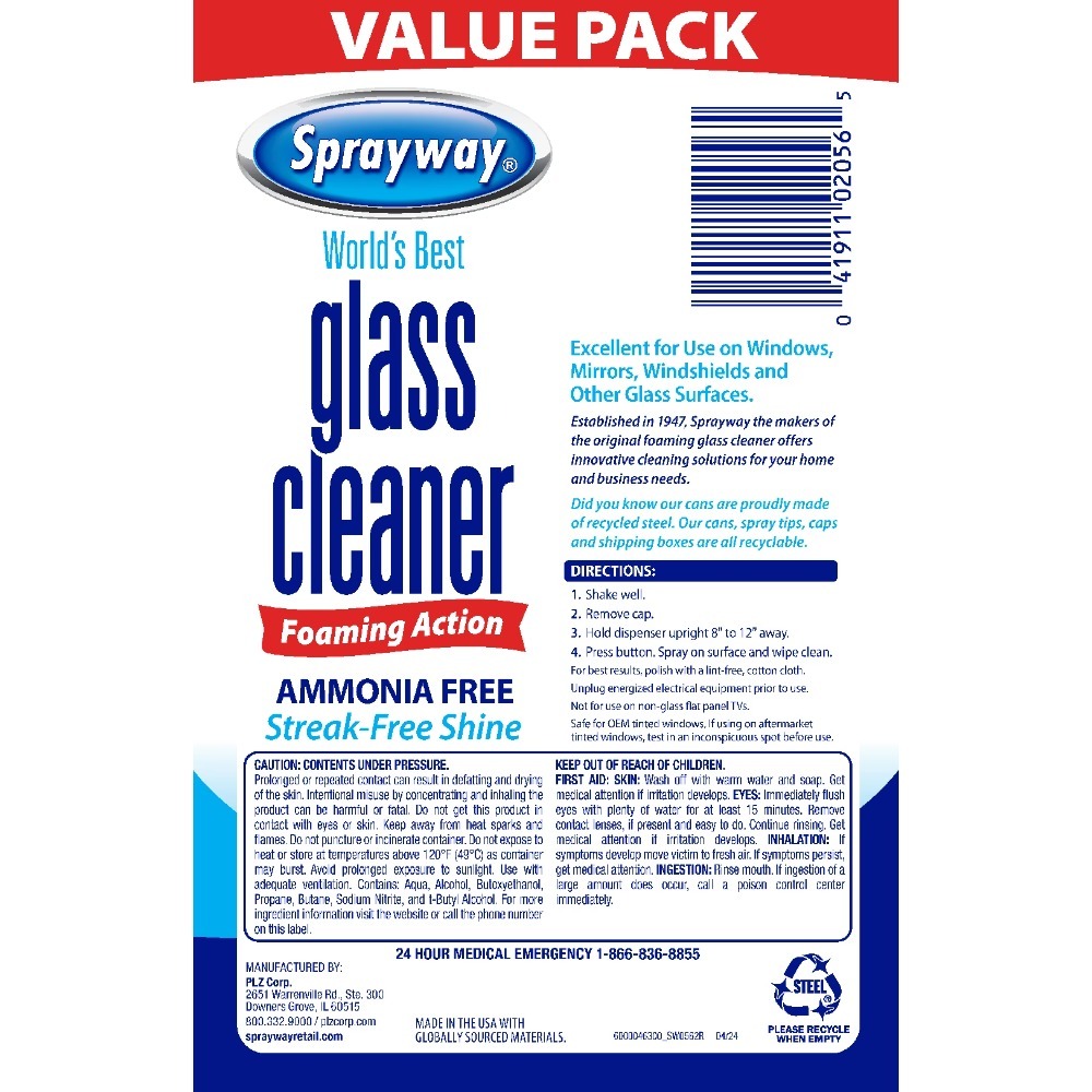 بخاخ رغوي لتنظيف الزجاج، 19 أو - مراجعة Glass Cleaner Streak وسعره