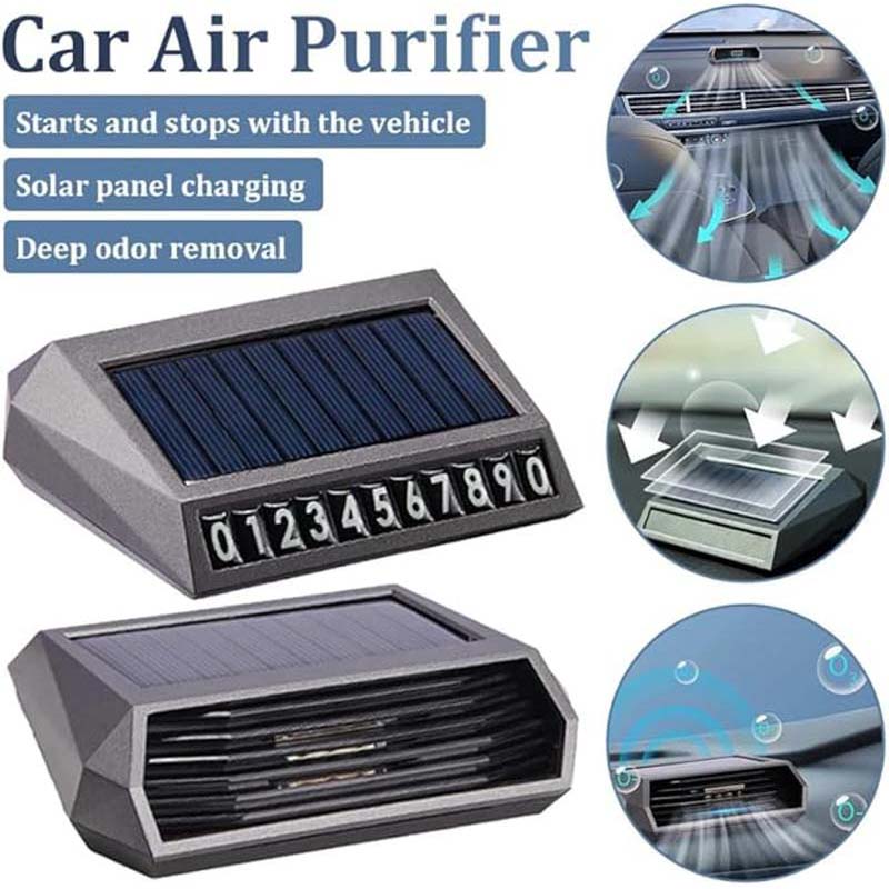 الطاقة الشمسية بالطاقة سيارة ل - مراجعة Odor Eliminator Car وسعره