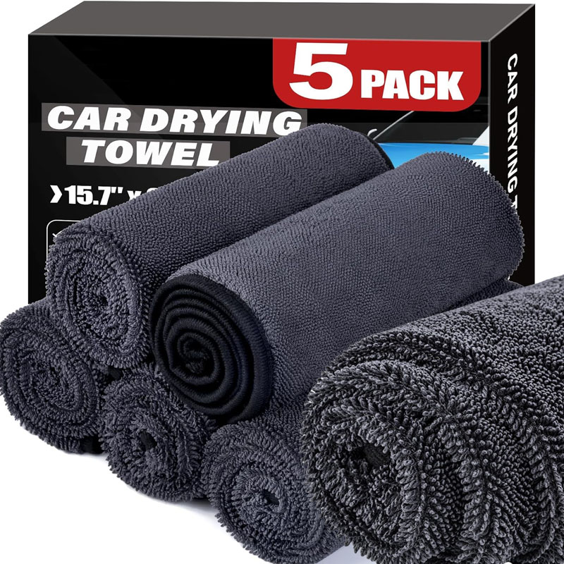 1/5 قطعة منشفة سيارة شديدة الت - مراجعة Microfiber Towel Detailing وسعره