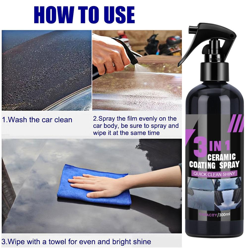 رذاذ تنظيف سريع لإزالة البقع ع - مراجعة Car Wax Ceramic Coating وسعره