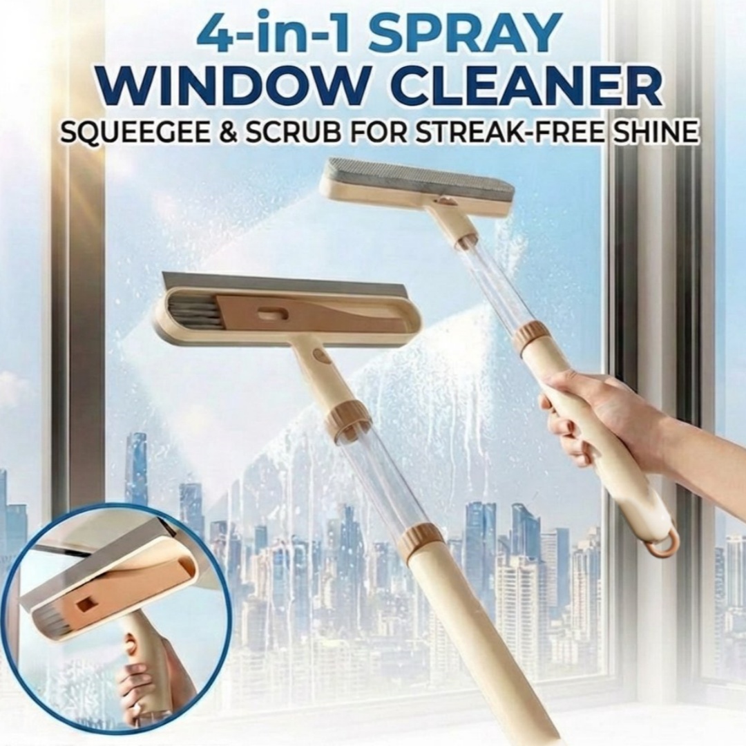 منظف زجاج النوافذ 4 في 1 قابل  - مراجعة Glass Cleaner Streak وسعره